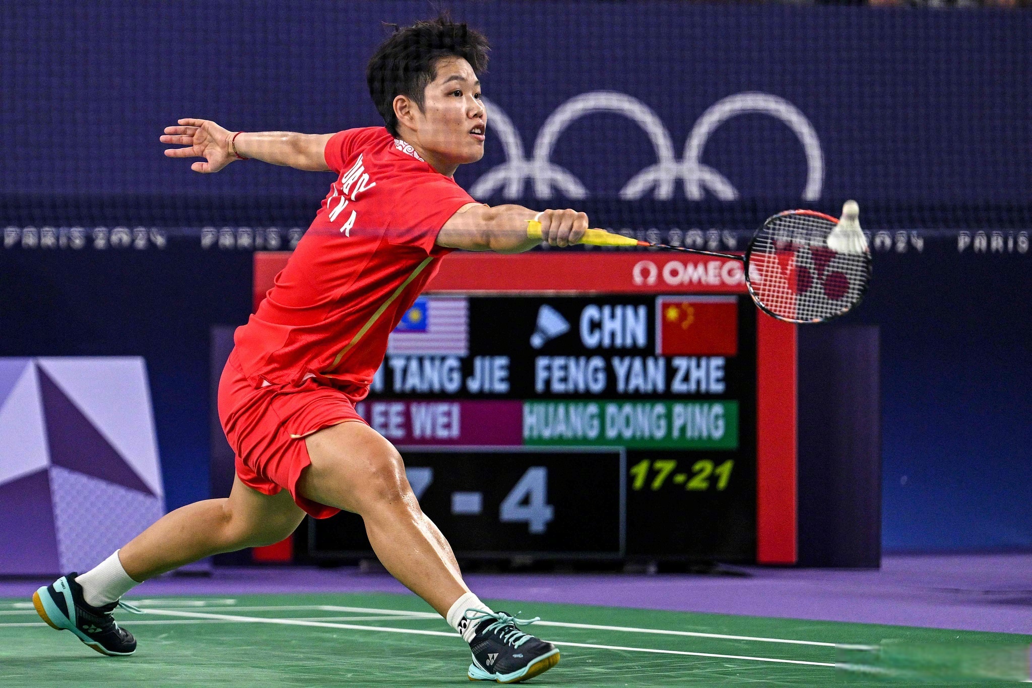 关于韩国羽毛球队险胜中国羽毛球队，安赛龙高光表现的信息